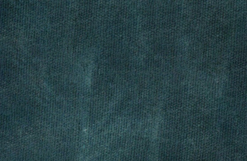 Waxed Canvas- Teal: Sold by the 1/2 yard.
