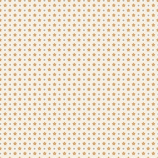 Coneflower Corral- Light Khaki Bandana: Sold by the 1/2 yard.