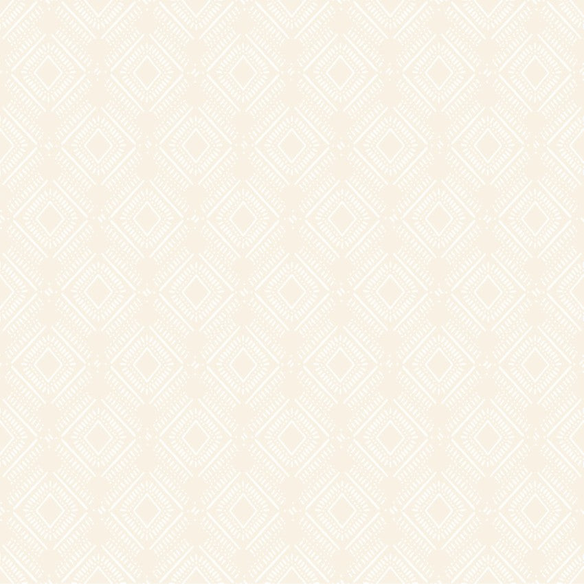 Coneflower Corral- Light Khaki Diamonds: Sold by the 1/2 yard.