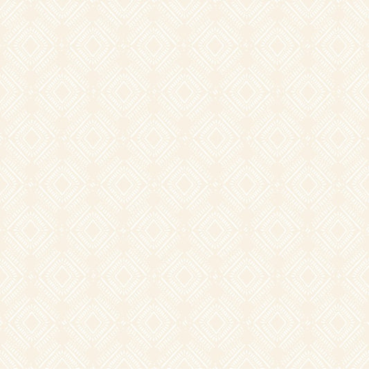 Coneflower Corral- Light Khaki Diamonds: Sold by the 1/2 yard.