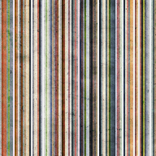 Homesteading- Multi Stripe: Sold by the 1/2 yard