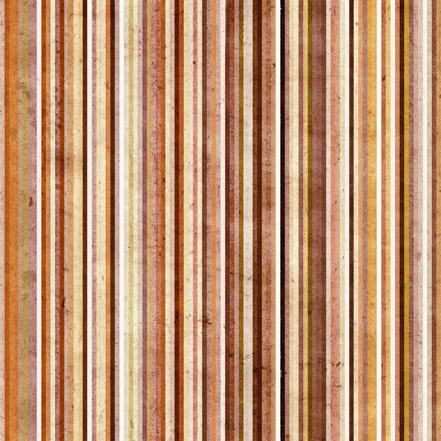 Homesteading- Rust Stripe: Sold by the 1/2 yard