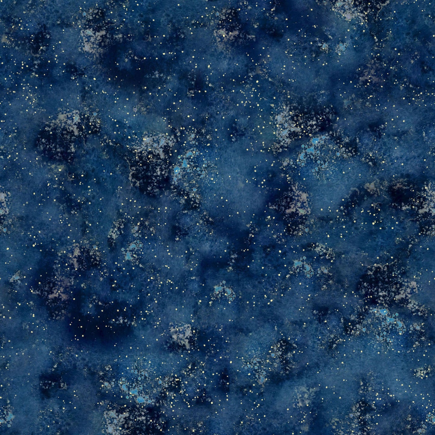 Naturescape- Light Navy Splatter: Sold by the 1/2 yard