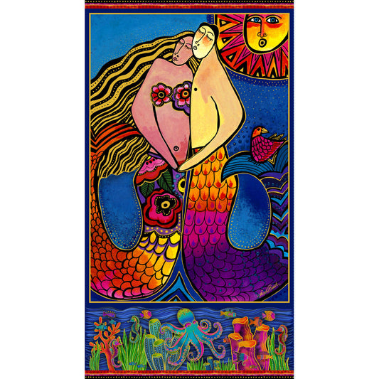 Oceania- Multi 24" Metallic Panel: Sold by the PANEL.