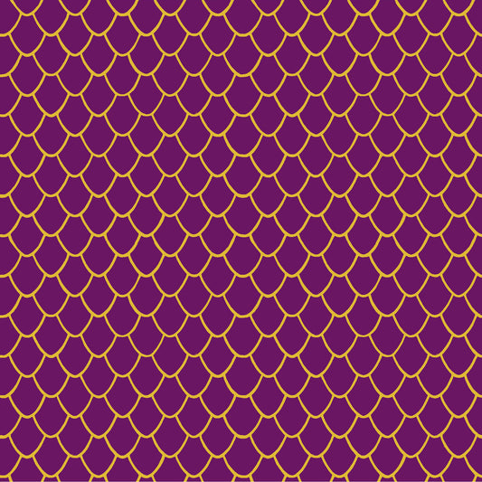 Oceania- Wine Scales Metallic: Sold by the 1/2 yard.