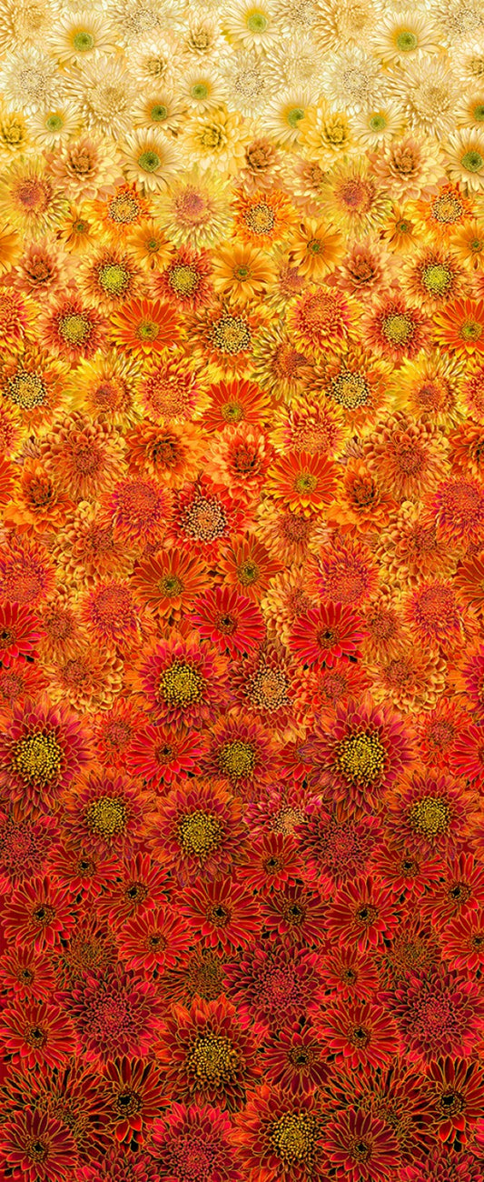 Thankful- Autumn Harvest w/Metallic: Sold By The 1/2 Yard