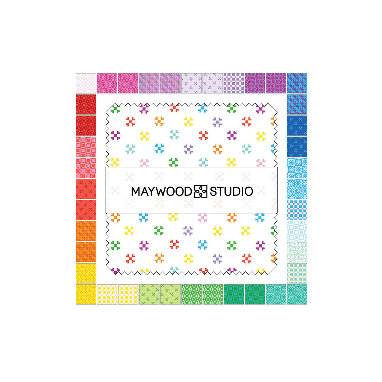 Colorblock Party- 5" Charm Pack; 42pc
