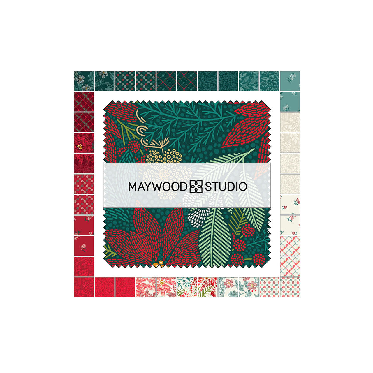 Holiday Stitches- 5" Squares: 42pc