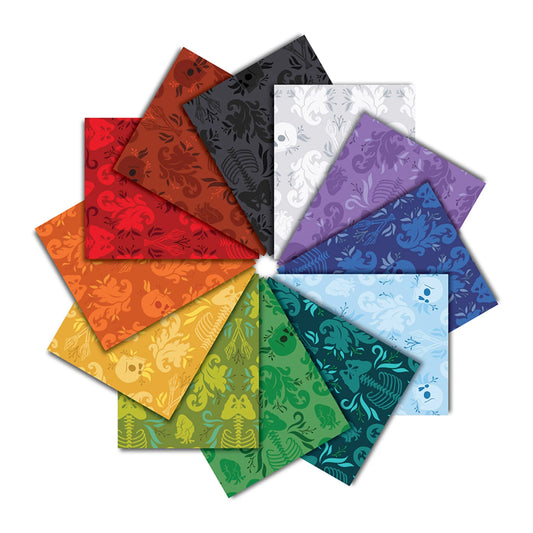Damask Fatale Redeux Fat Quarter Bundle: 12pc