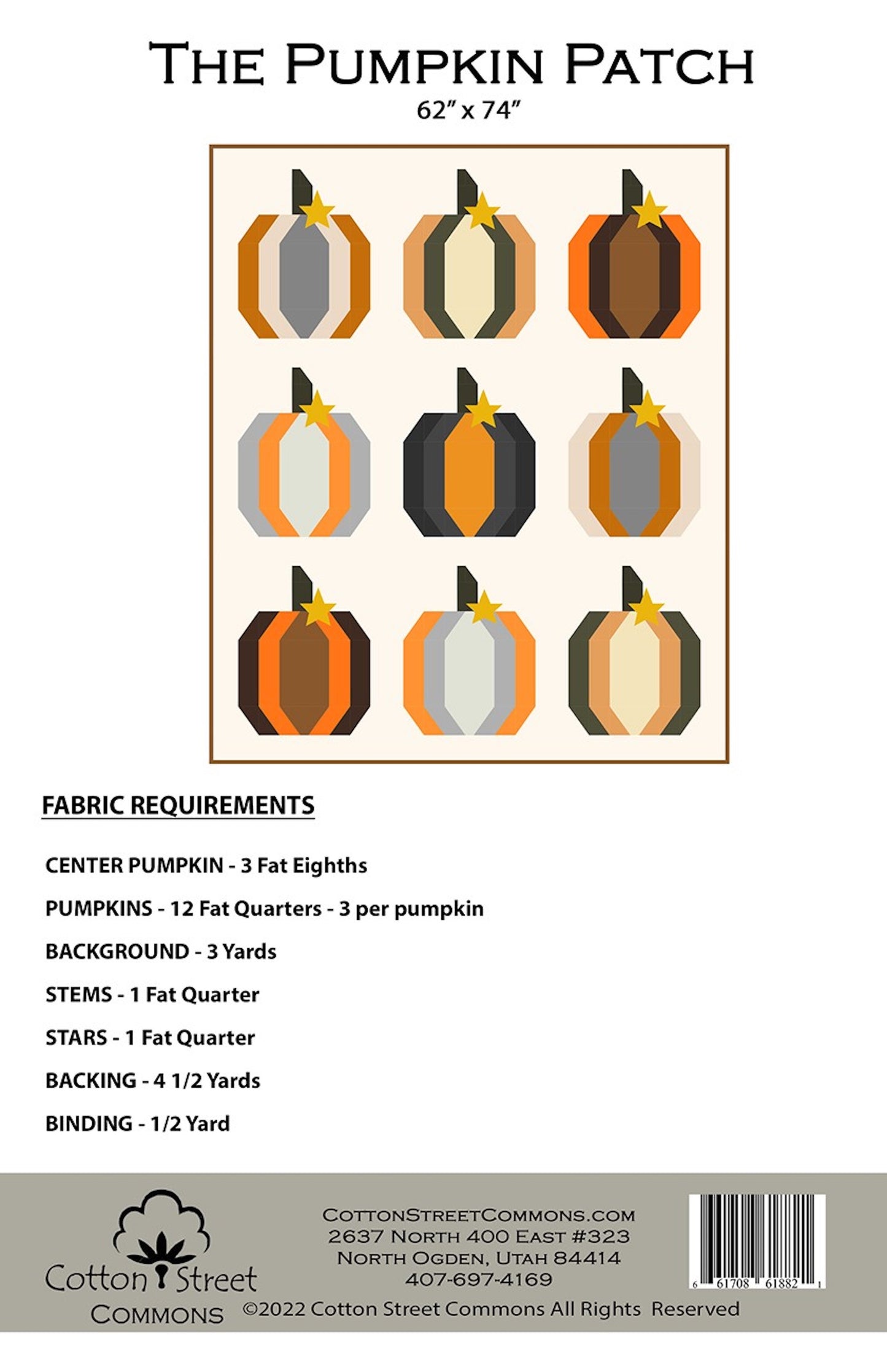 The Pumpkin Patch Quilt Pattern