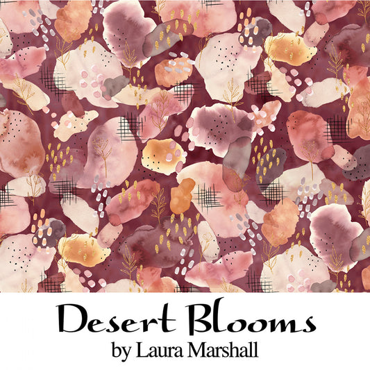 Desert Blooms Fat Quarter Bundle- 15 Piece