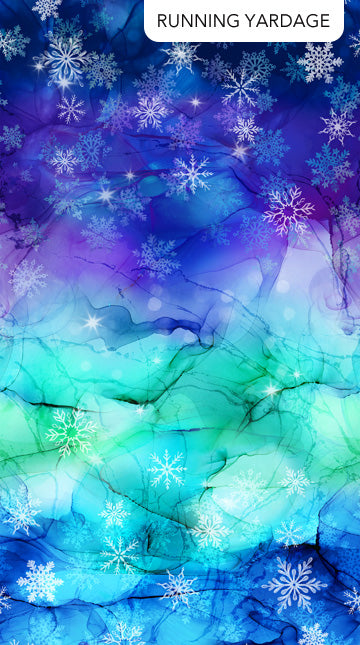 Midwinter Magic- Ombre Snowfall: Sold by the 1/2 yard- PREORDER