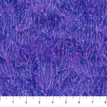 Coral Reef- Purple Tonal Coral: Sold by the 1/2 yard