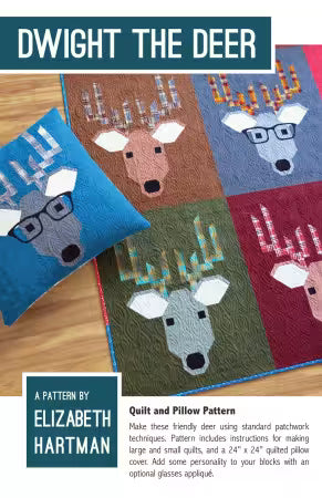 Dwight The Deer Quilt & Pillow Pattern