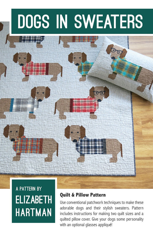 Dogs In Sweaters Quilt Pattern