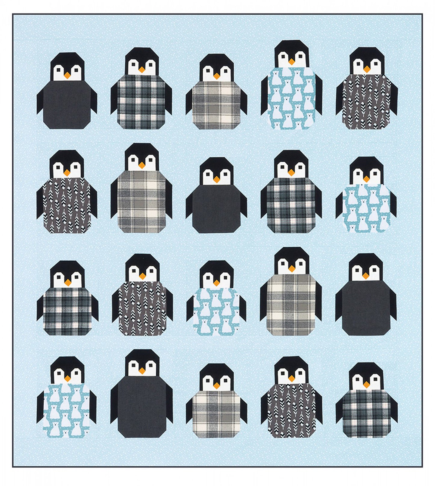 Penguin Party Quilt Pattern