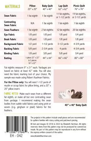 Swan Island Quilt Pattern