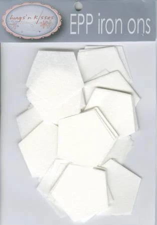 1" Pentagon Iron On: 100pc