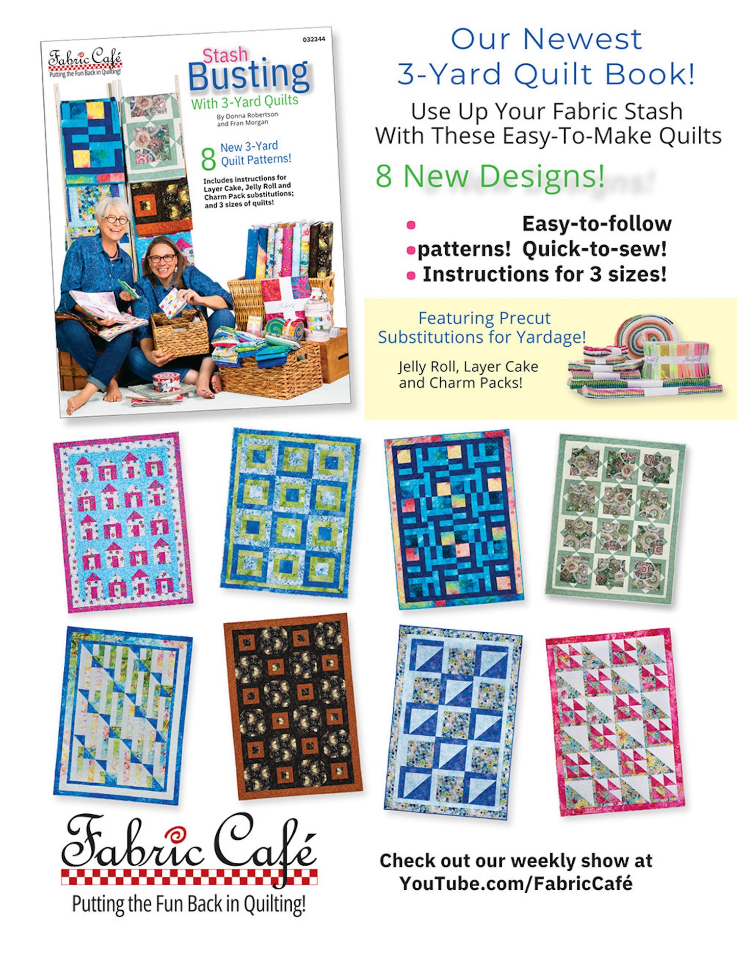 Stash Busting with 3-Yard Quilts Book