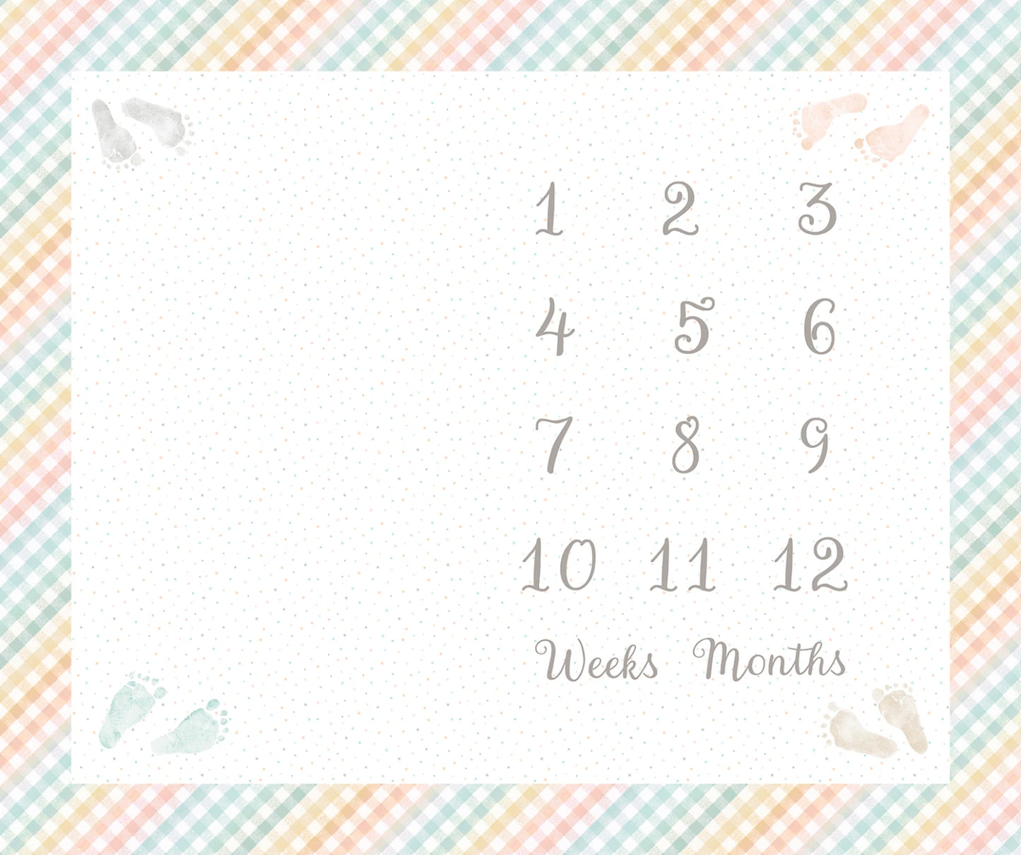 First Impressions Flannel- How Old Am I? 36" Panel: Sold by the Panel