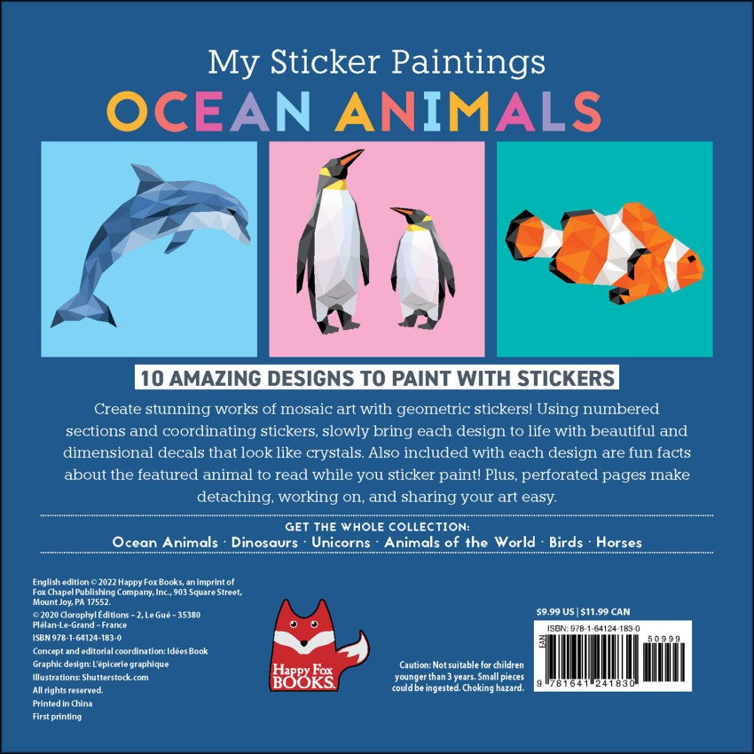 Ocean Animals Sticker Painting Book