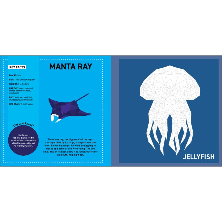Ocean Animals Sticker Painting Book