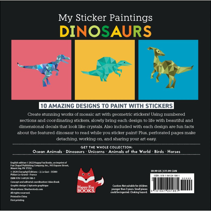 Dinosaurs Sticker Painting Book