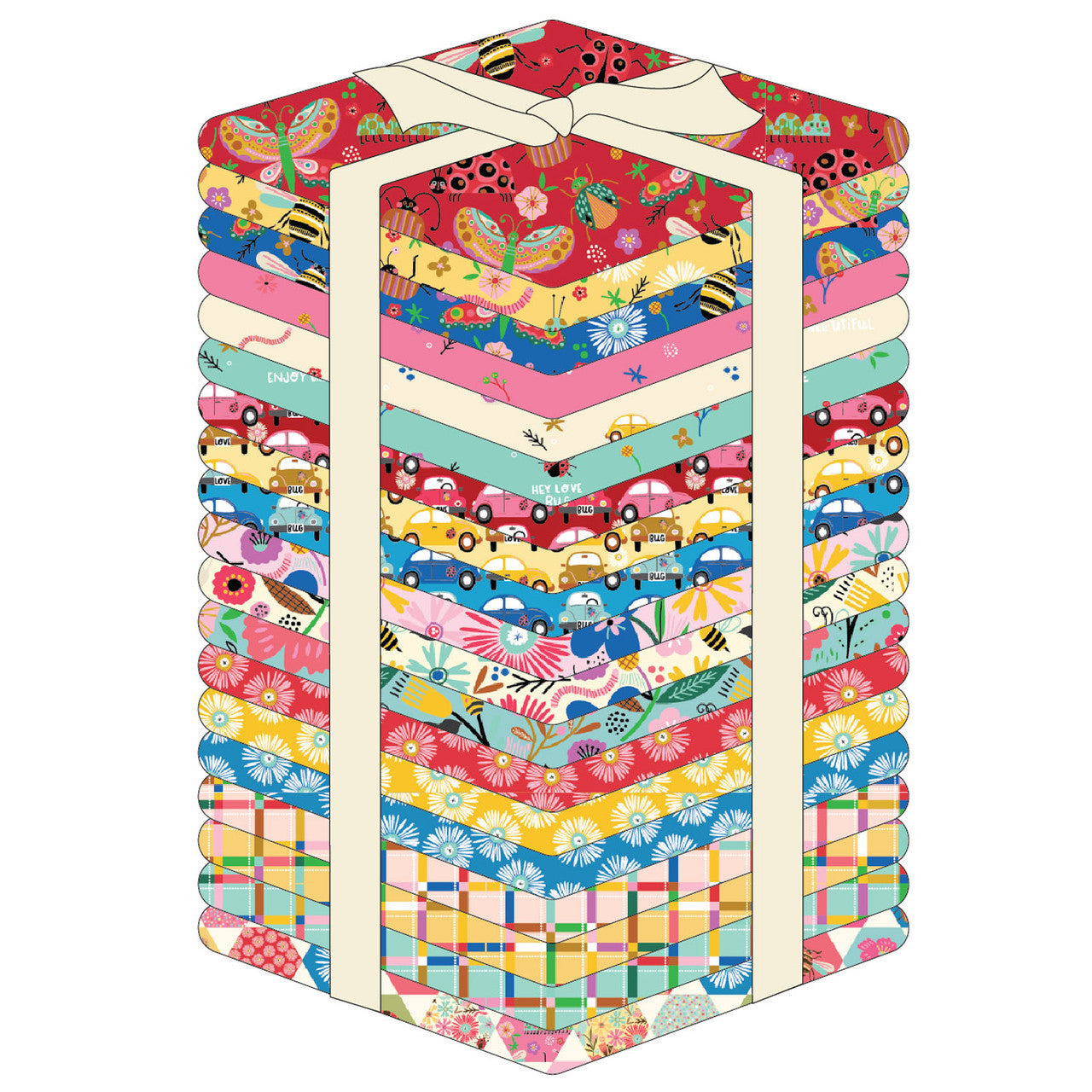 Hey Love Bug Fat Quarter Bundle: 19pc