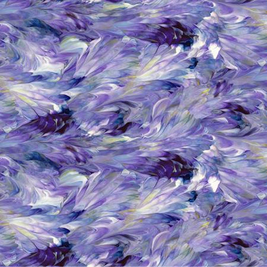 Fluidity- Purple 108in Wide Back: Sold by the 1/2 yard.