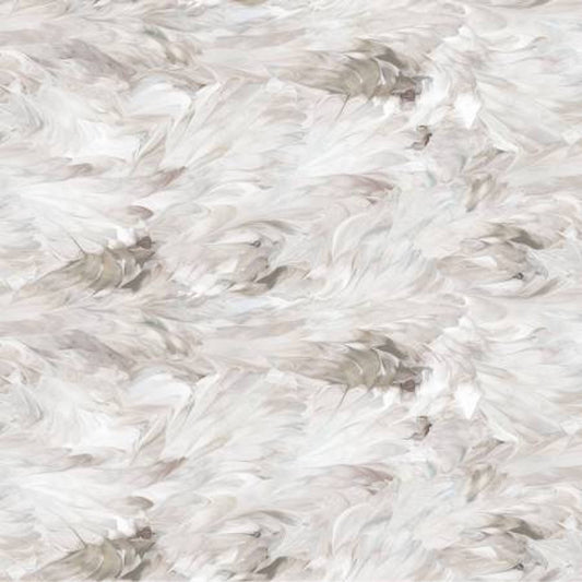 Fluidity- White Grey 108in Wide Back: Sold by the 1/2 yard.
