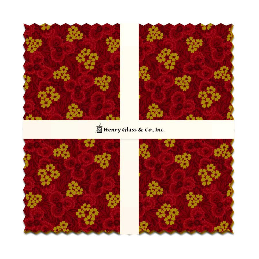 Flower Pot Prints- 10" Charm Pack: 42 Piece
