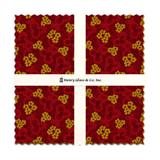 Flower Pot Prints- 10" Charm Pack: 42 Piece
