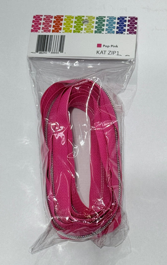 3 Yard Zipper Tape- Cotton Candy