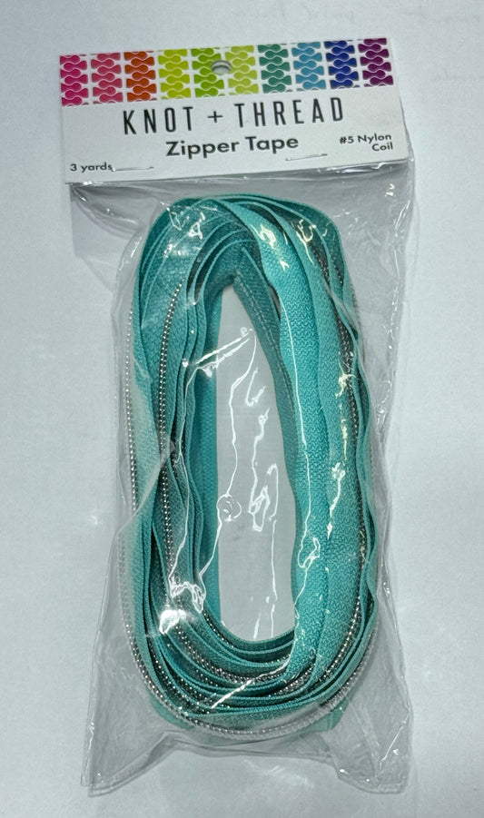 3 Yard Zipper Tape- Aqua Splash