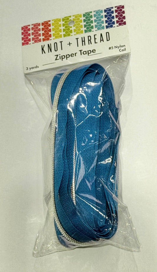 3 Yard Zipper Tape- Blueberry