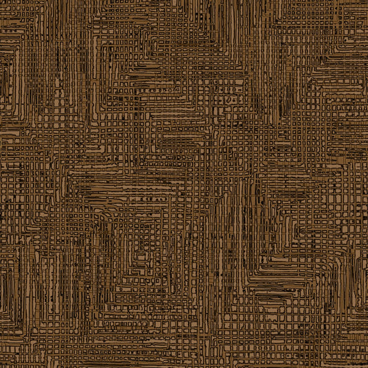 Grass Roots- Grasscloth Texture- Brown: Sold By The 1/2 Yard- Cut Continuously