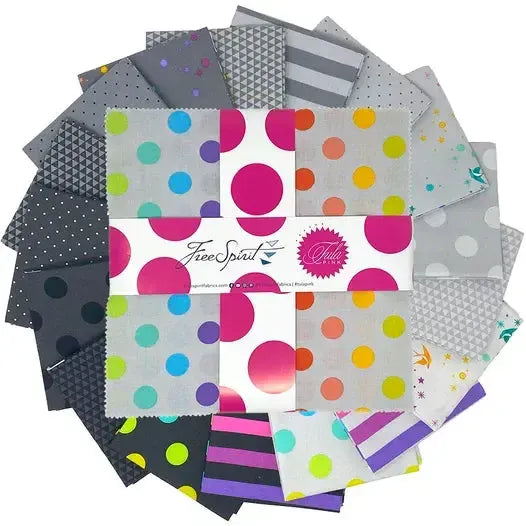 True Colors- Graywork 10" Charm Pack: 42 Pc