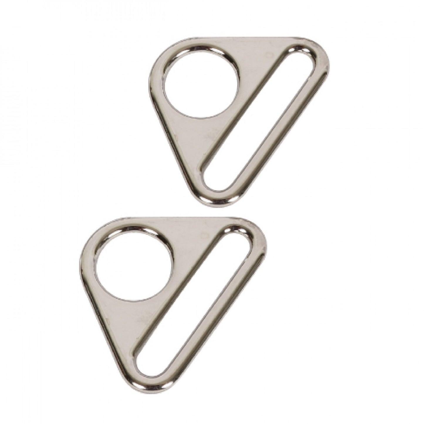 Triangle Ring Flat 1.5" Nickel: 2Pcs