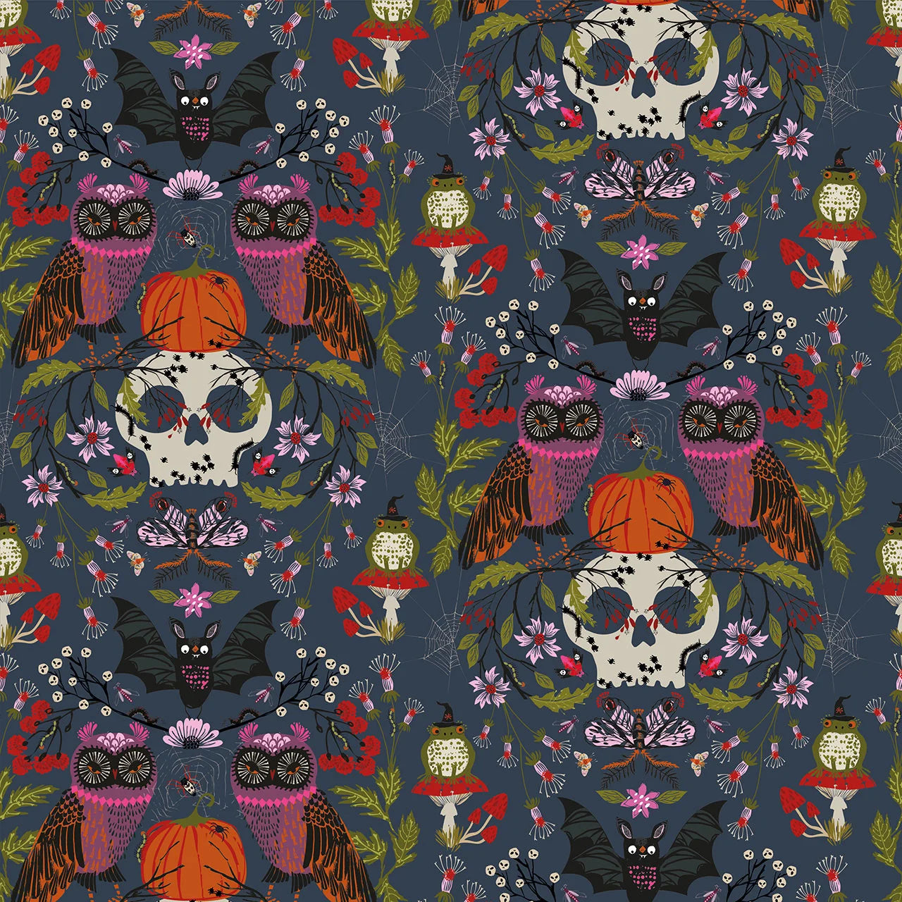 Hocus Pocus- Spooky Soiree: Sold by the 1/2 yard