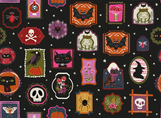 Hocus Pocus- Ghoulish Gallery: Sold by the 1/2 yard