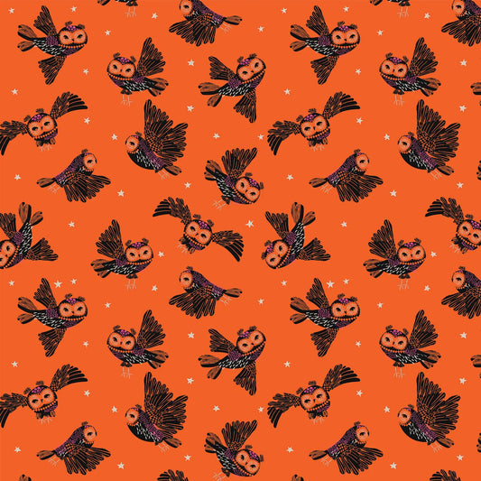 Hocus Pocus- Haunted Hoots: Sold by the 1/2 yard