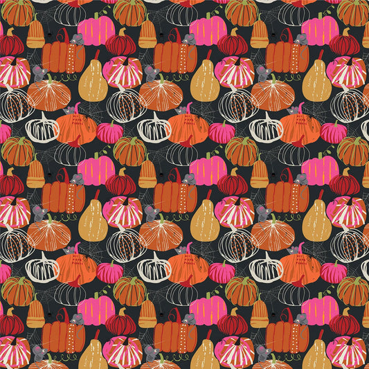 Hocus Pocus- Pumpkin Patch: Sold by the 1/2 yard