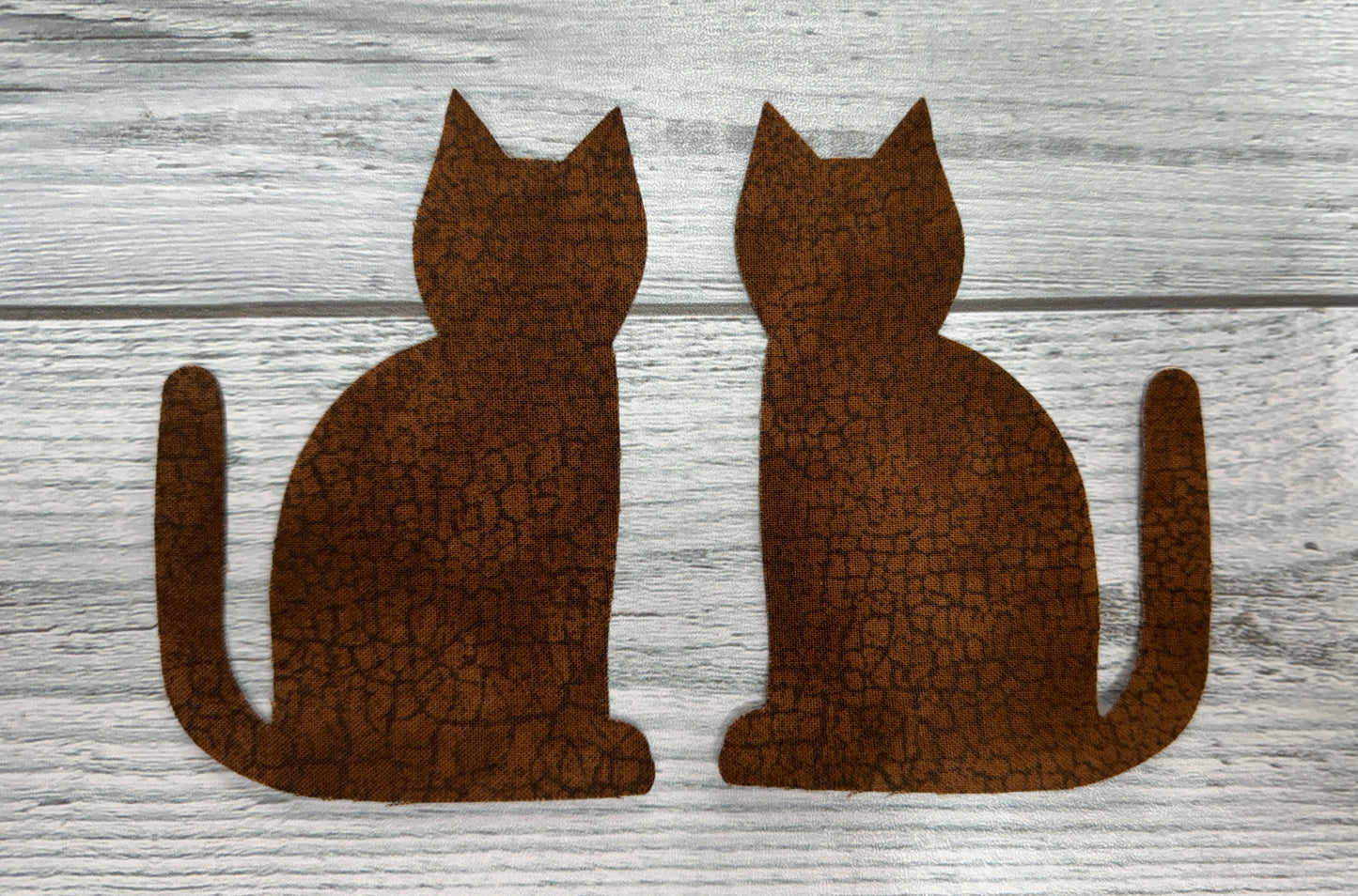 Cat Fused Applique: Choice of Quantity