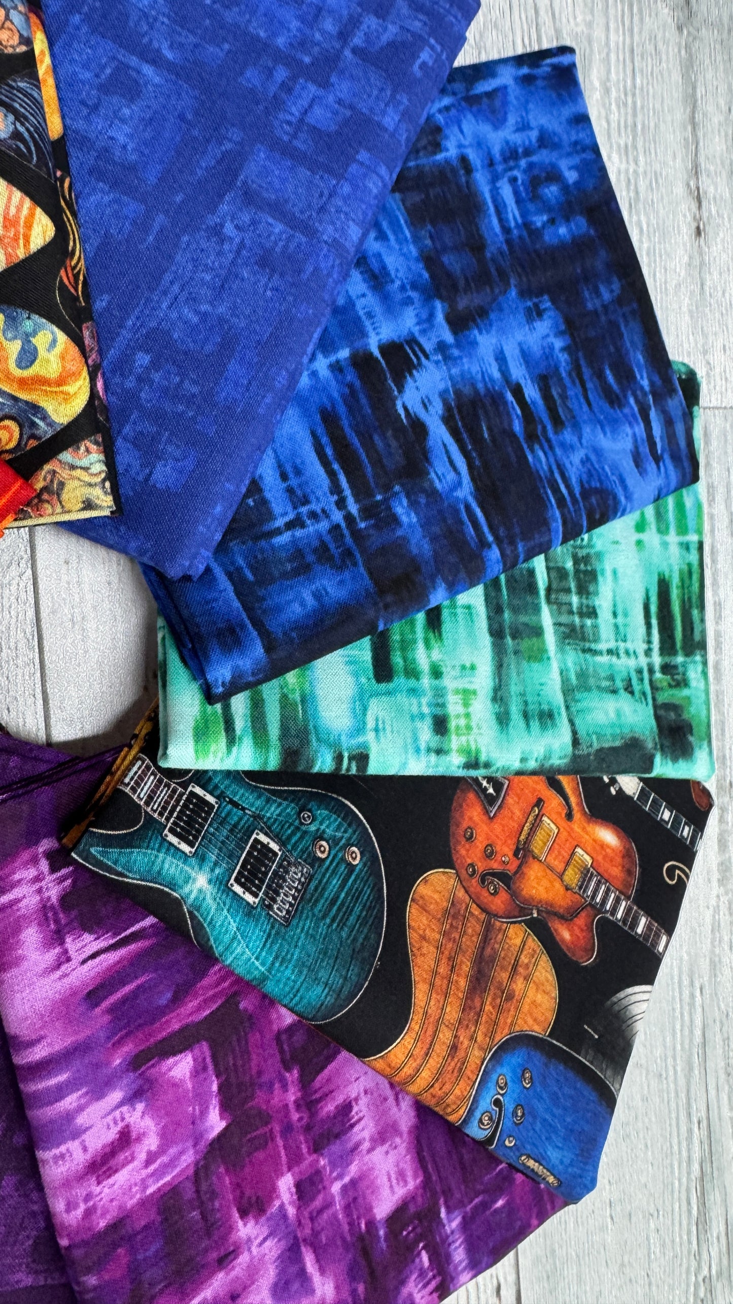 Rock N Roll Fantasy Shop Assembled Fat Quarter Bundle: Choice of Bundle