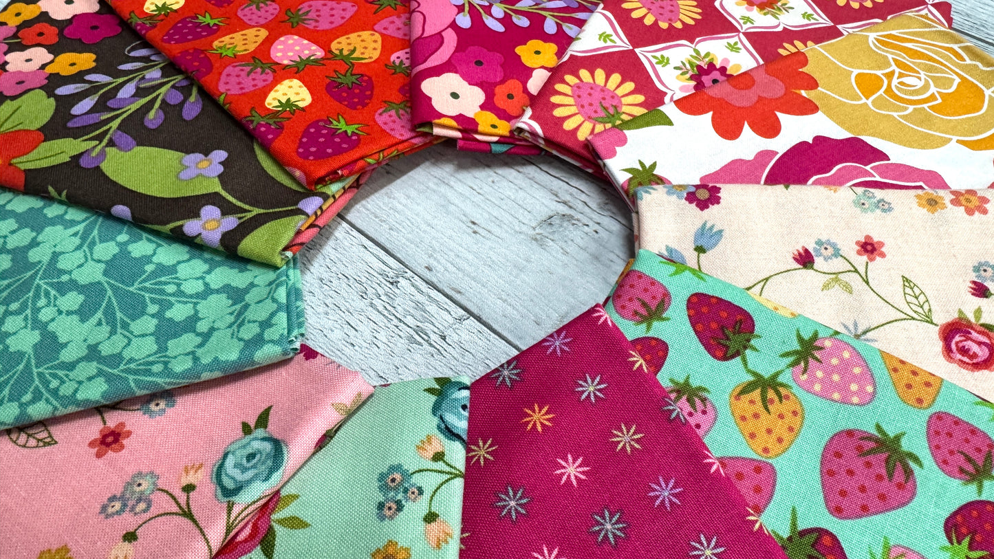 Calico Cowgirls- Shop Assembled Fat Quarter Bundle: Choice of Bundle