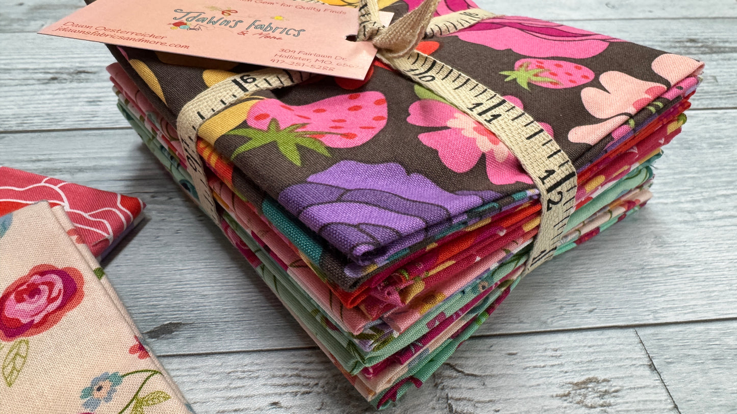 Calico Cowgirls- Shop Assembled Fat Quarter Bundle: Choice of Bundle