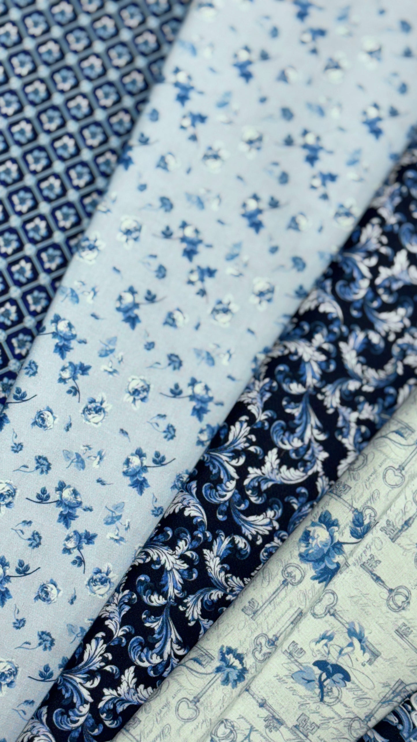 Diamond in the "Rough Cuts": English Blue & White