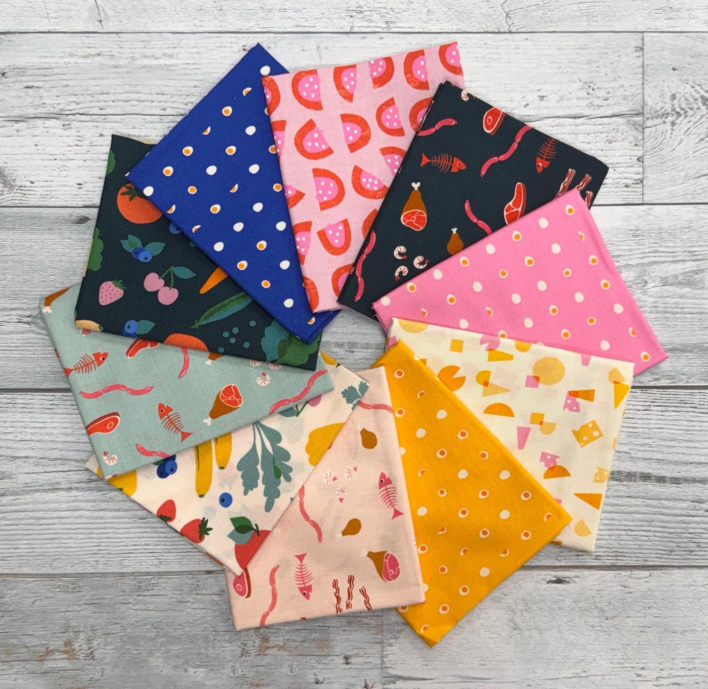 Food Group- Shop Assembled Fat Quarter Bundle
