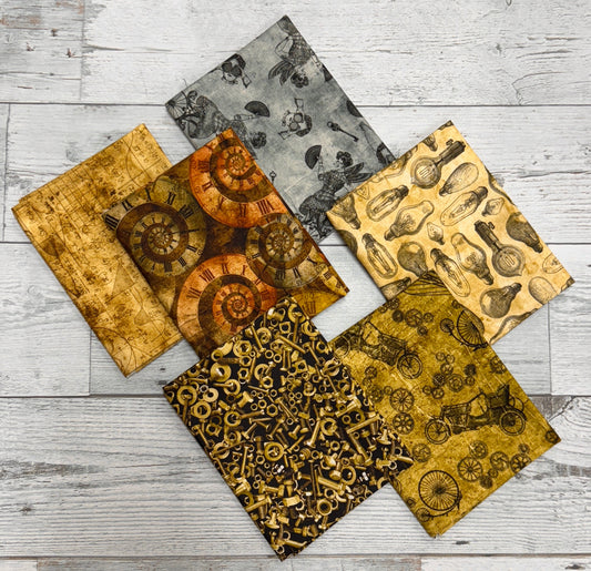 Full Steam Ahead- Shop Assembled Fat Quarter Bundle
