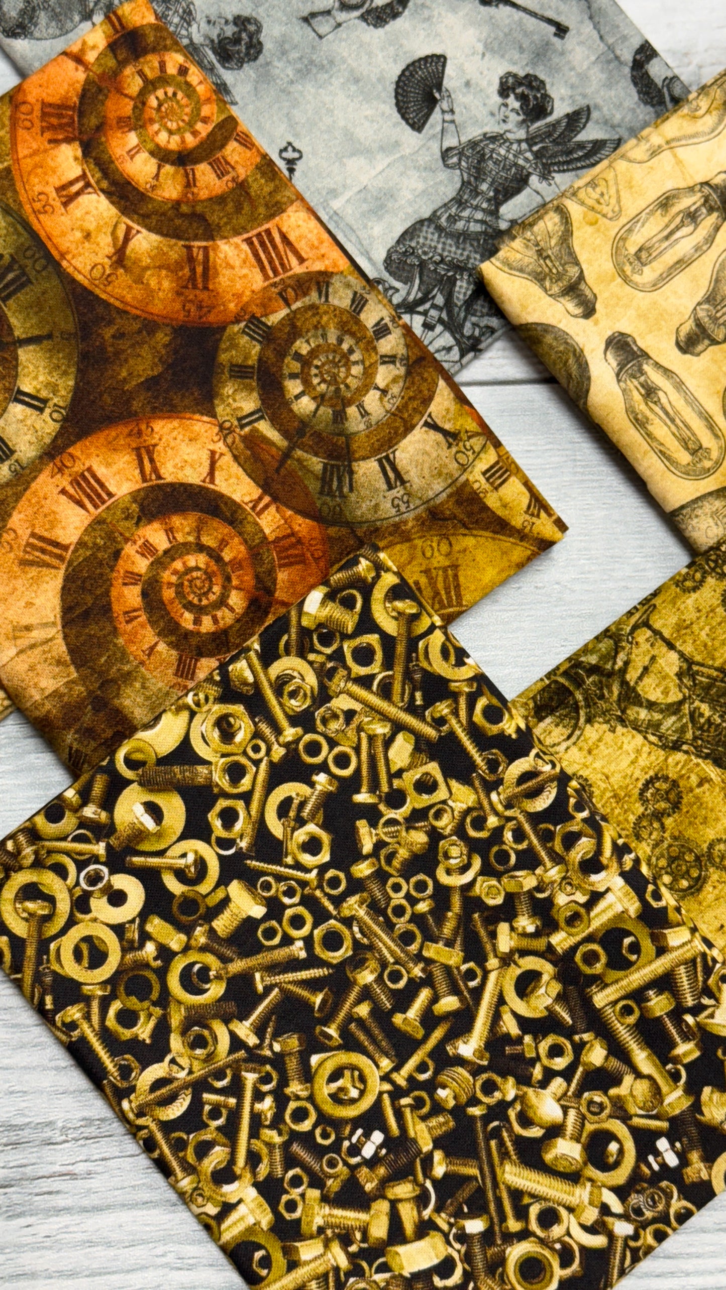 Full Steam Ahead- Shop Assembled Fat Quarter Bundle